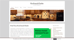 Desktop Screenshot of kraftmaidoutlet.org