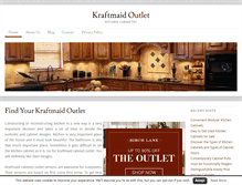 Tablet Screenshot of kraftmaidoutlet.org